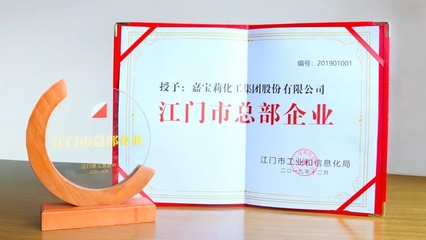 嘉寶莉獲評(píng)江門市總部企業(yè)，知識(shí)產(chǎn)權(quán)戰(zhàn)略再添政策東風(fēng)